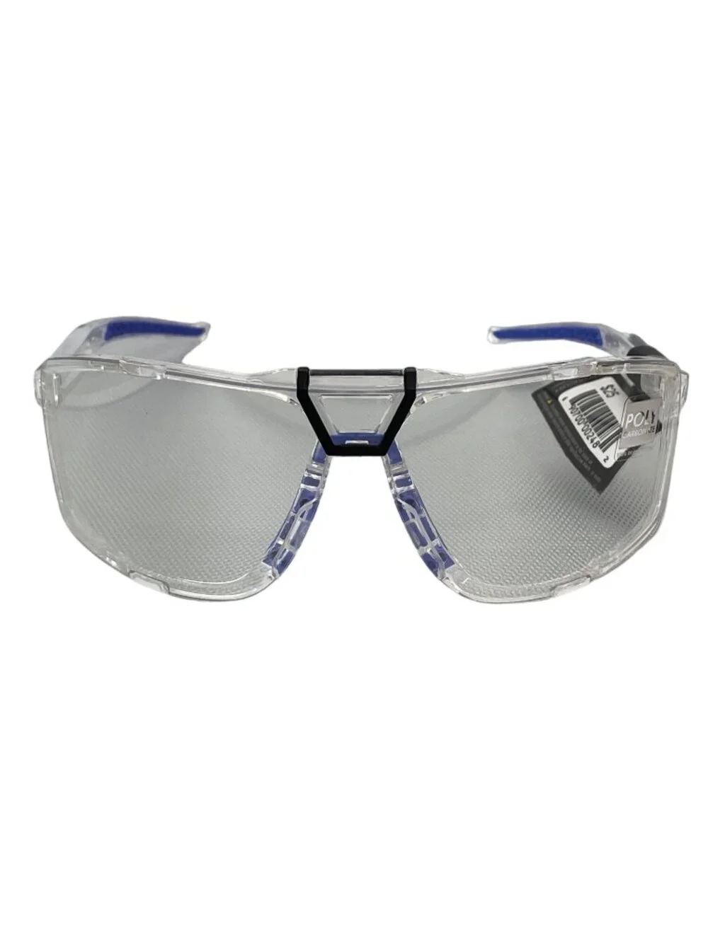 Kreedom Polycarbonate Lens Safety Glasses UV Protection Clear and Blue Frame NEW